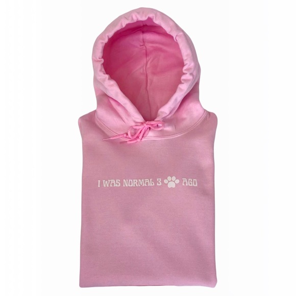 I WAS NORMAL 3 🐾 AGO Unisex Adult Hoodie - Various - Picture 3 of 7